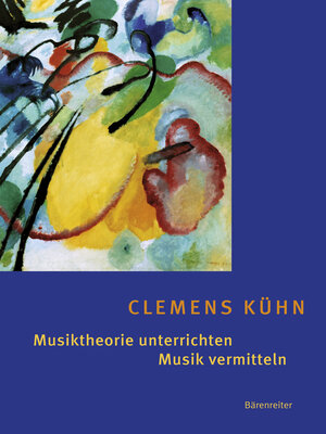 cover image of Musiktheorie unterrichten--Musik vermitteln